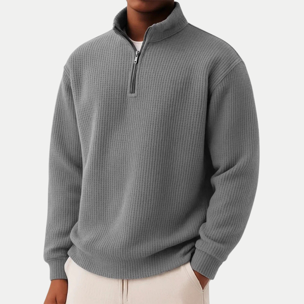 Gray Chase - Zip Sweater | By Julian & Claire Toronto