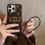 Luxury Card Holder Chain iPhone Case