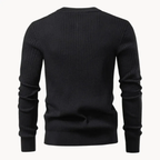 Antoine - Modern Crew Neck Textured Sweater | By Julian & Claire Toronto