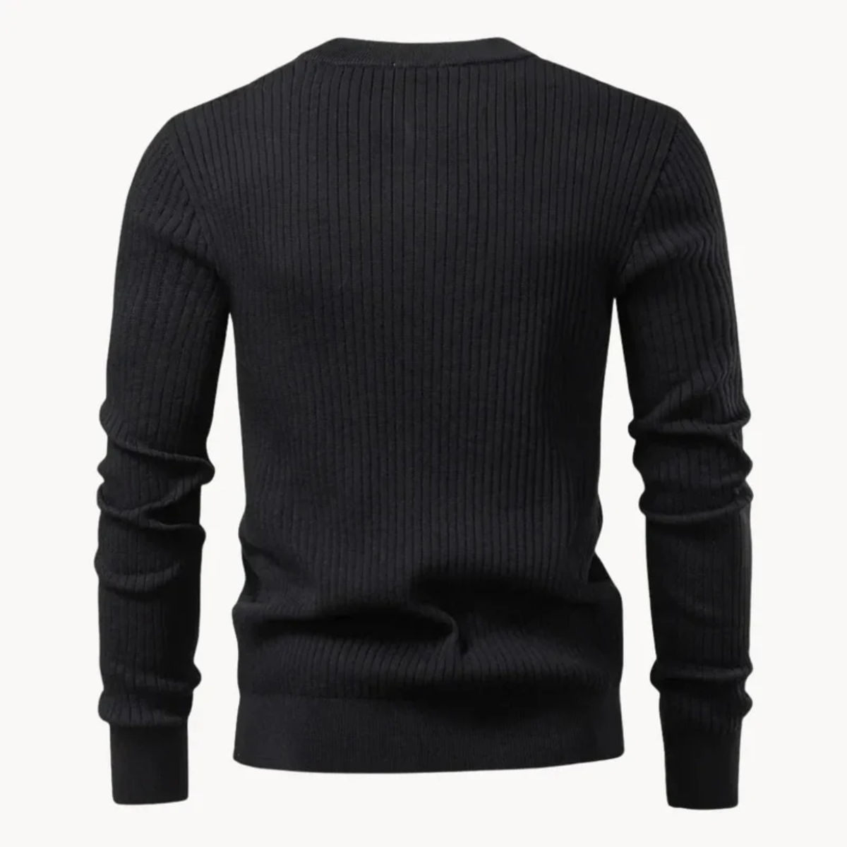 Antoine - Modern Crew Neck Textured Sweater | By Julian & Claire Toronto