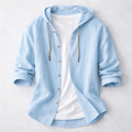 Brennan - Button-Up Hoodie Shirt | By Julian & Claire Toronto