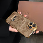 Classic Card Bag Leather iPhone Case