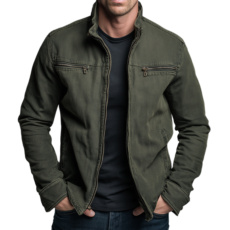 Kyle - Vintage Zip Utility Jacket | By Julian & Claire Toronto