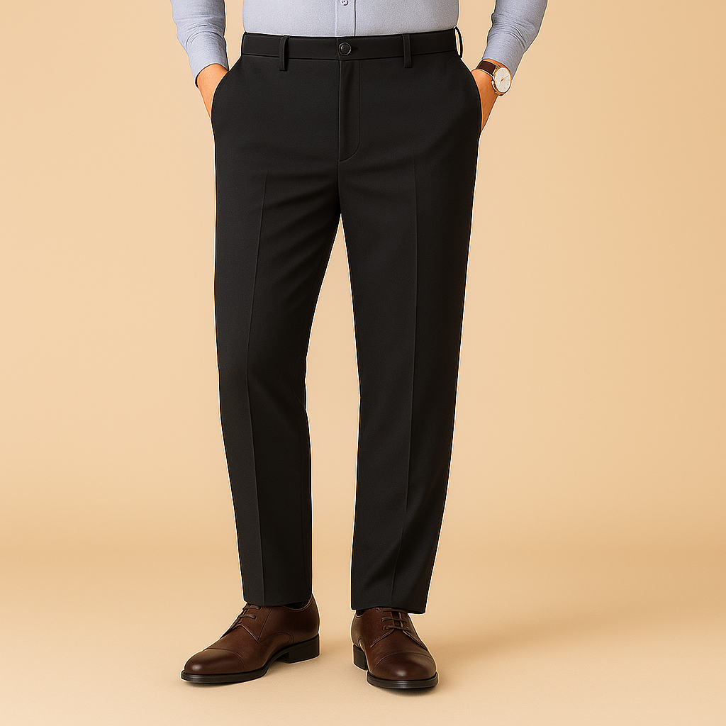 Felix - Stretchy Fit Pleated Suit Pants | By Julian & Claire Toronto