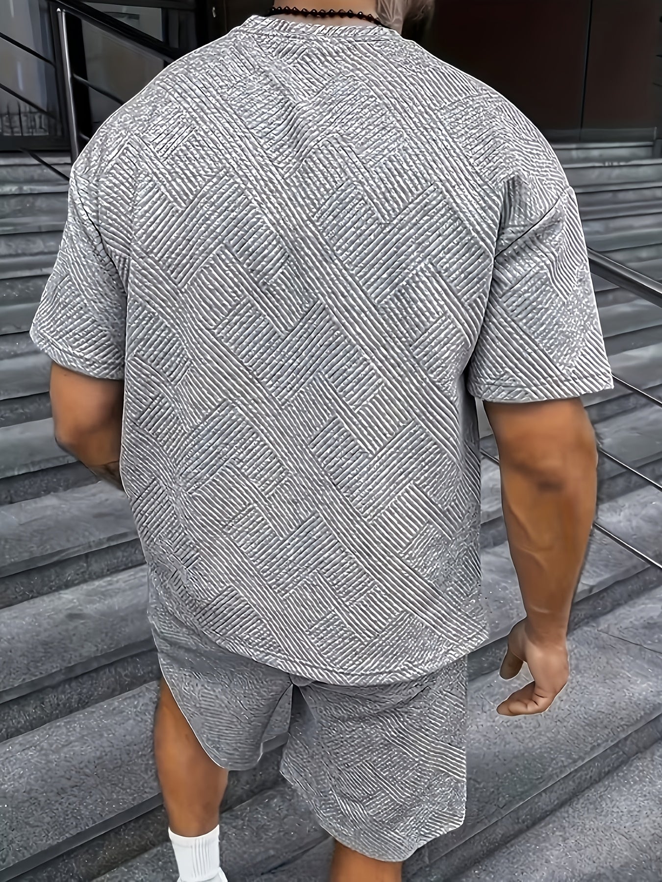 Arjun  - Round Neck Short Sleeve Set | Julian & Claire Toronto