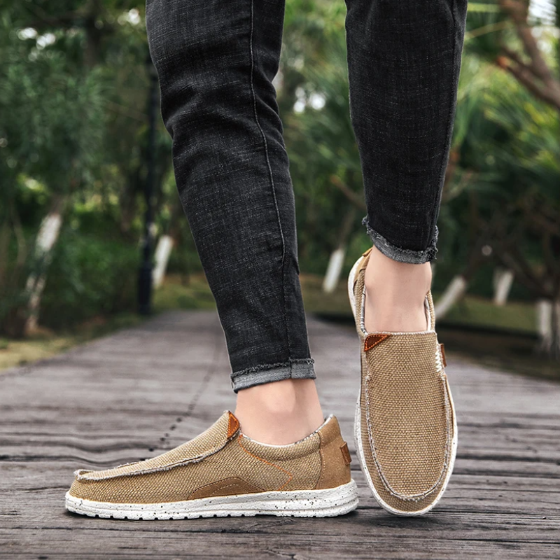 Maxime - Classic Comfort Canvas Loafers | By Julian & Claire Toronto