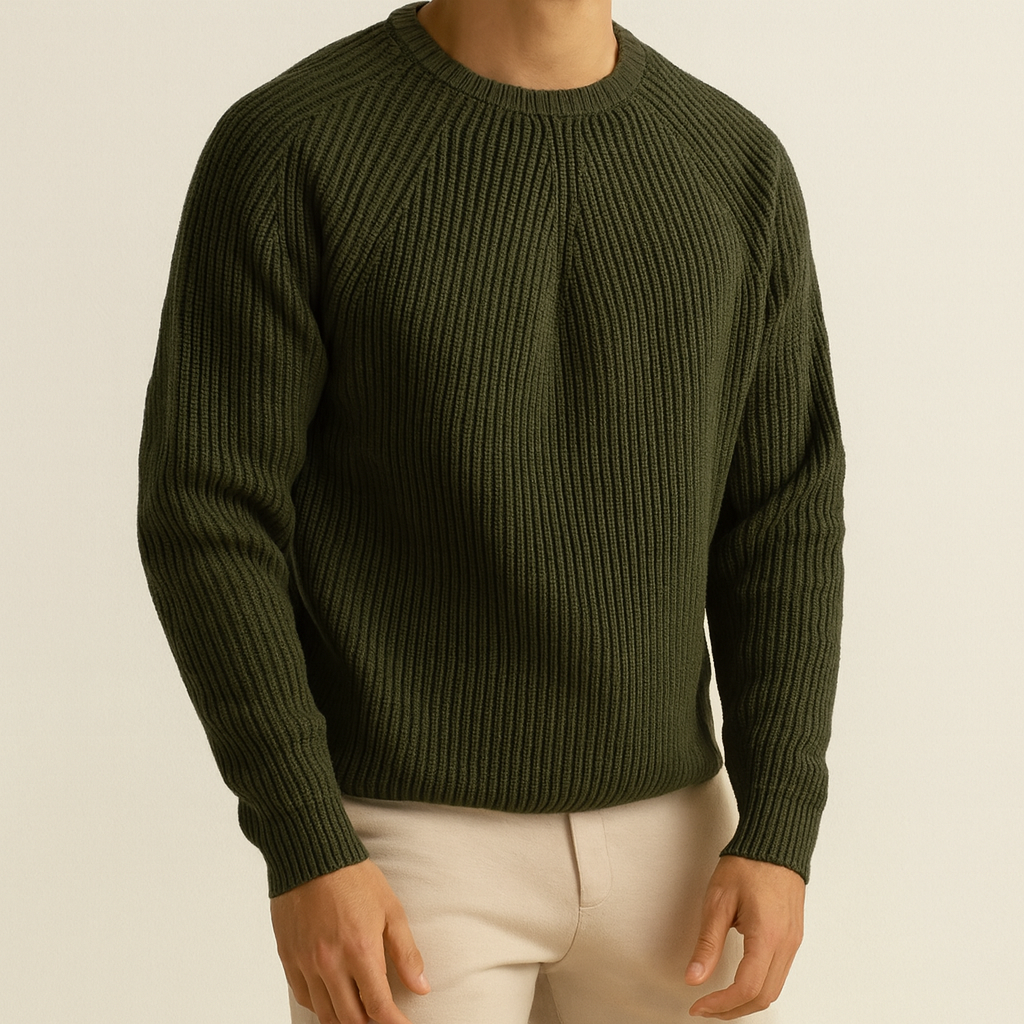 Isaac - Ribbed Knit | By Julian & Claire Toronto