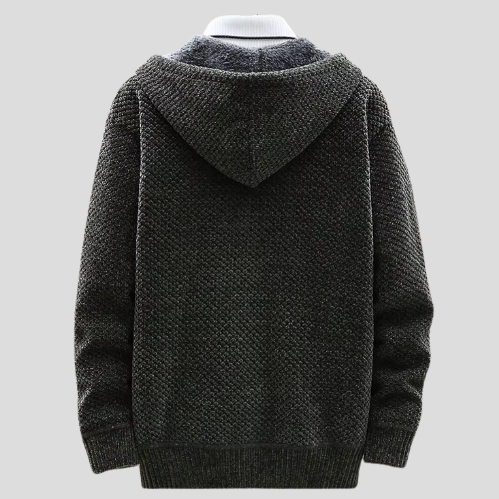 Troy - Modern Comfort Knit Zip Hoodie | By Julian & Claire Toronto