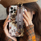 Fashion Maple Leaf Wristband iPhone Case