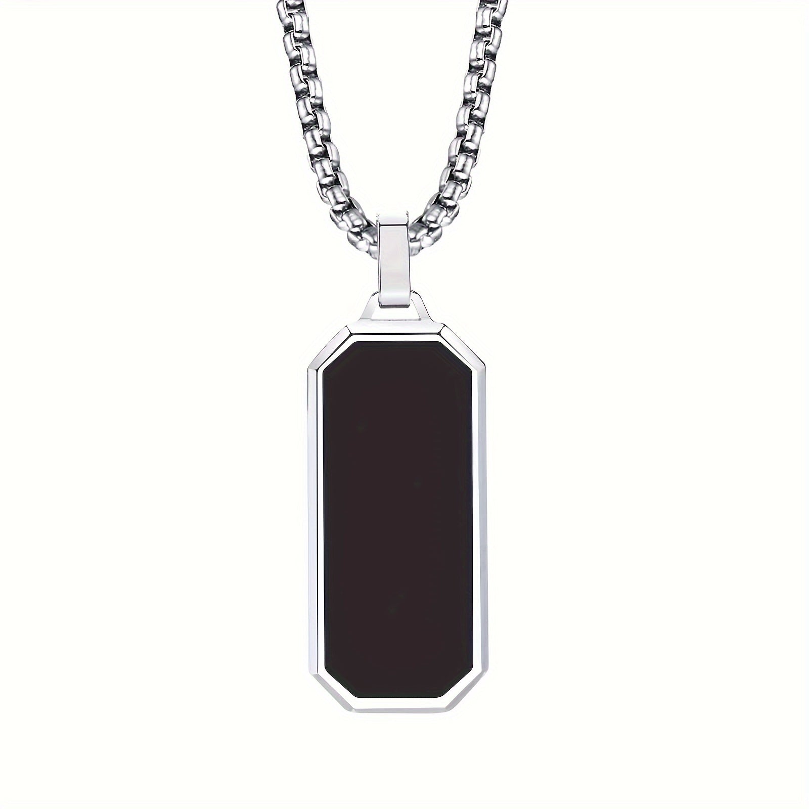 Jean - Stainless Steel Pendant Black | Julian & Claire Toronto