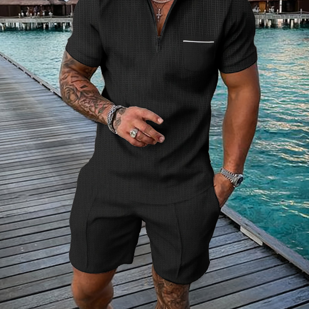 Tomas - Short-Sleeve Polo Set | Julian & Claire Toronto