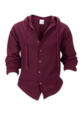 Denzel - Casual Outdoor Hooded Button Shirt | By Julian & Claire Toronto