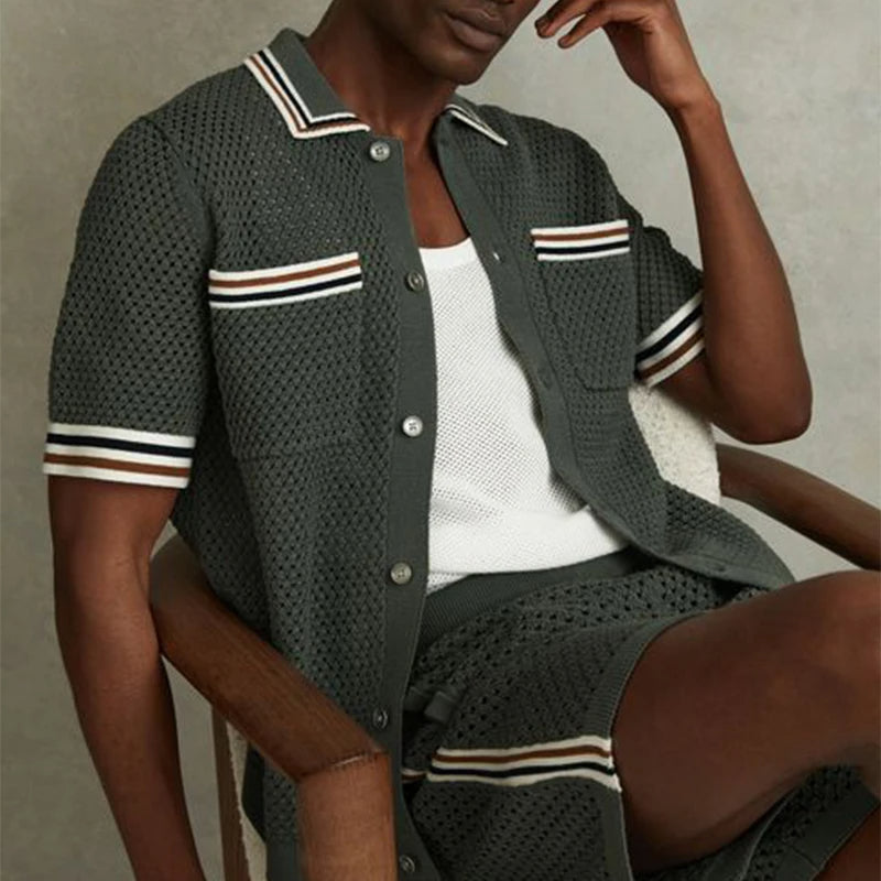 Kody - Smart Casual Knit Polo Shirt | By Julian & Claire Toronto