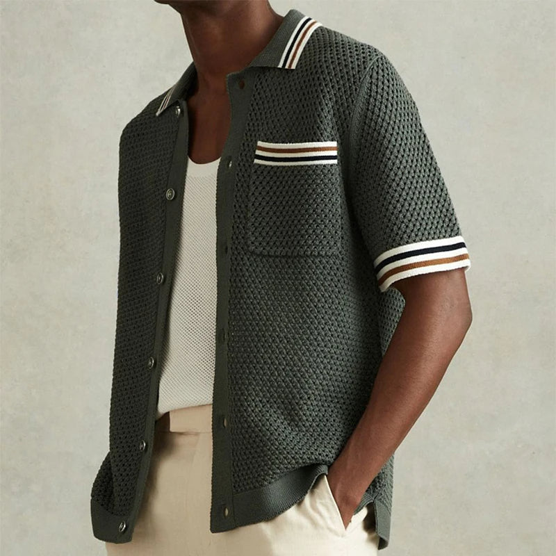 Kody - Smart Casual Knit Polo Shirt | By Julian & Claire Toronto