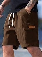 Murphy - Casual Corduroy Cargo Shorts | By Julian & Claire Toronto