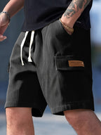 Murphy - Casual Corduroy Cargo Shorts | By Julian & Claire Toronto