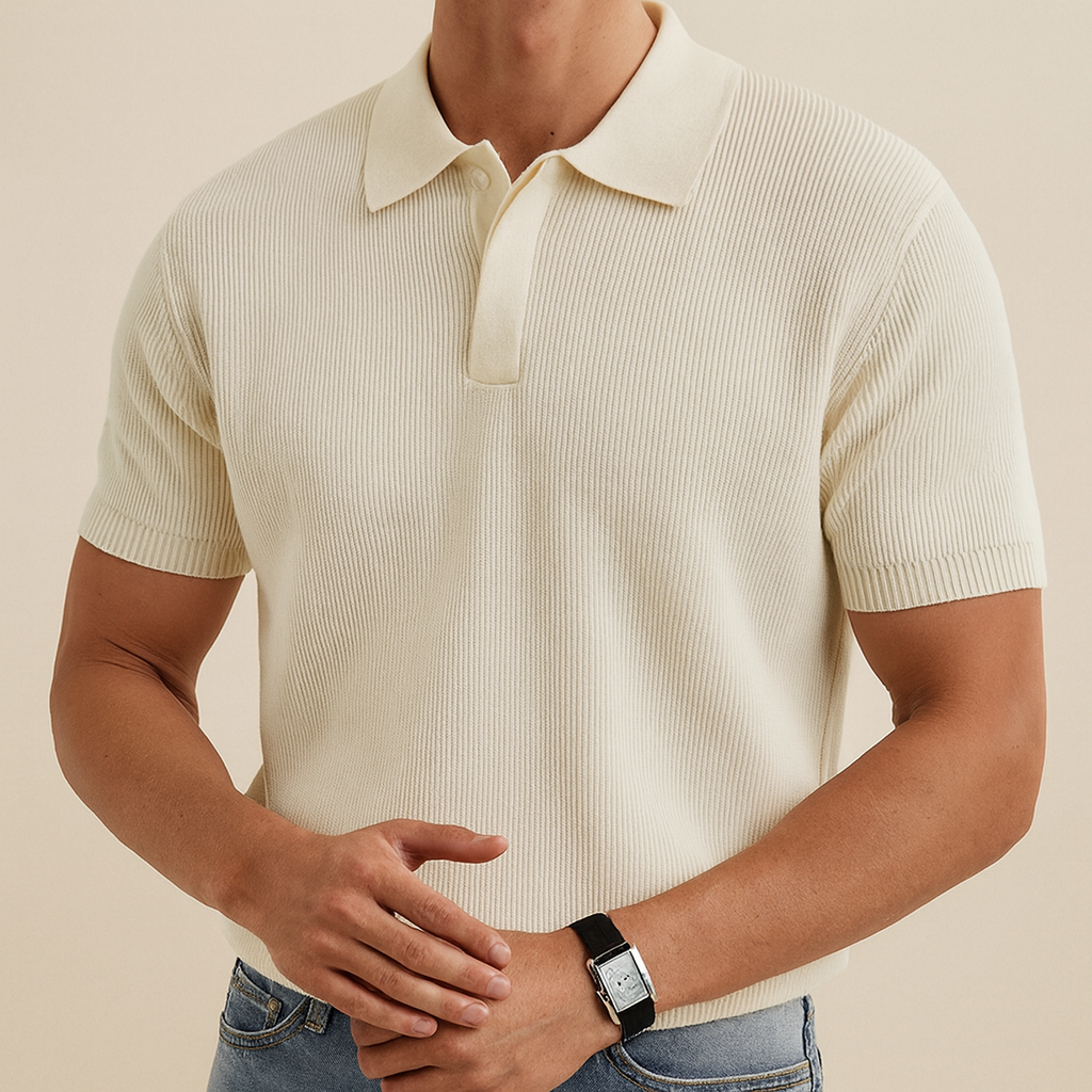 Matthew - Knit Polo | By Julian & Claire Toronto