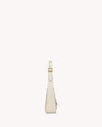 Saint Laurent Le 5 à 7 Patent Leather Hobo – Burgundy Elegance