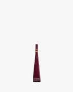 Saint Laurent Le 5 à 7 Patent Leather Hobo – Burgundy Elegance
