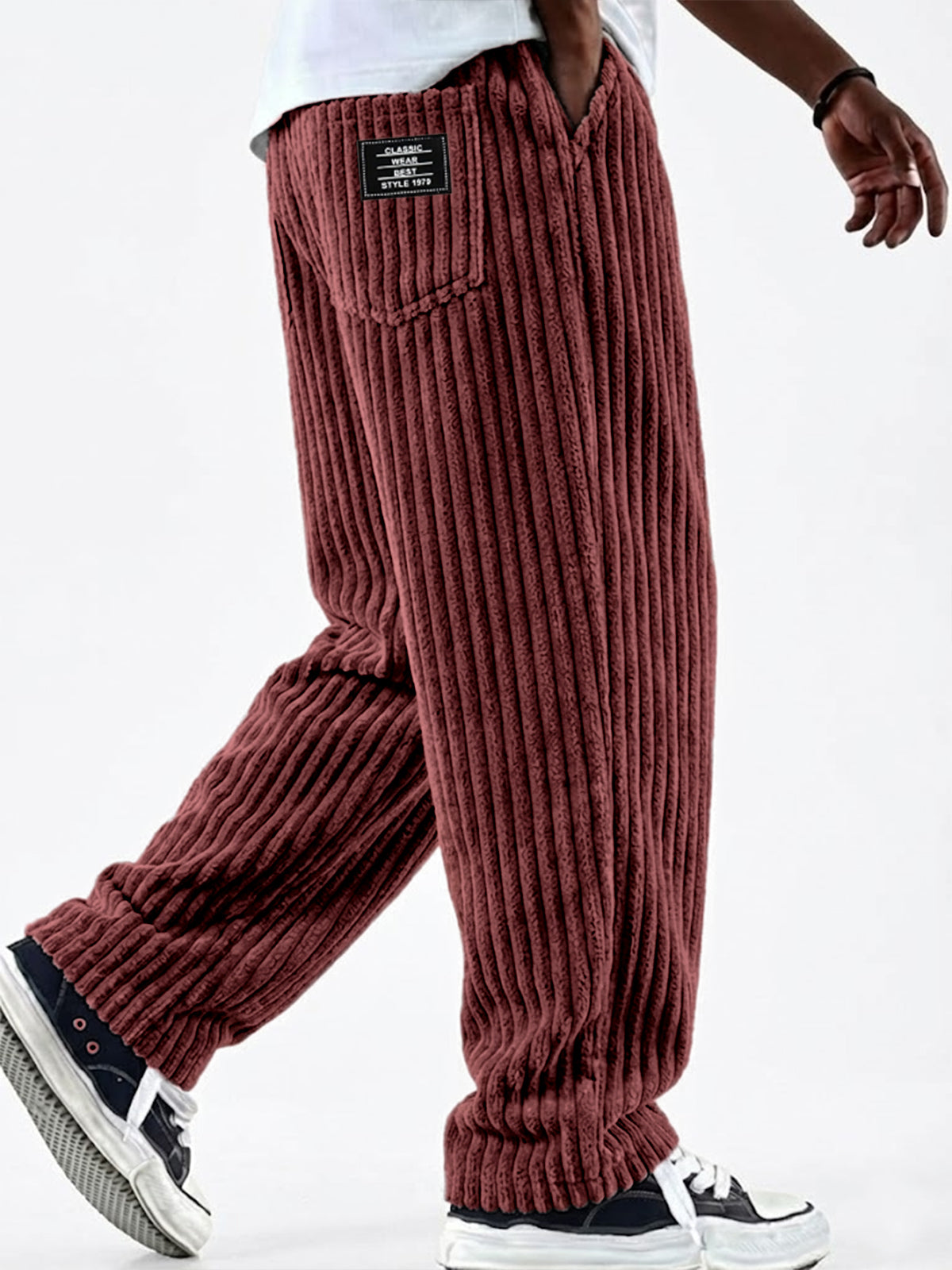 Claret- Comfort Wide Pants | By Julian & Claire Toronto
