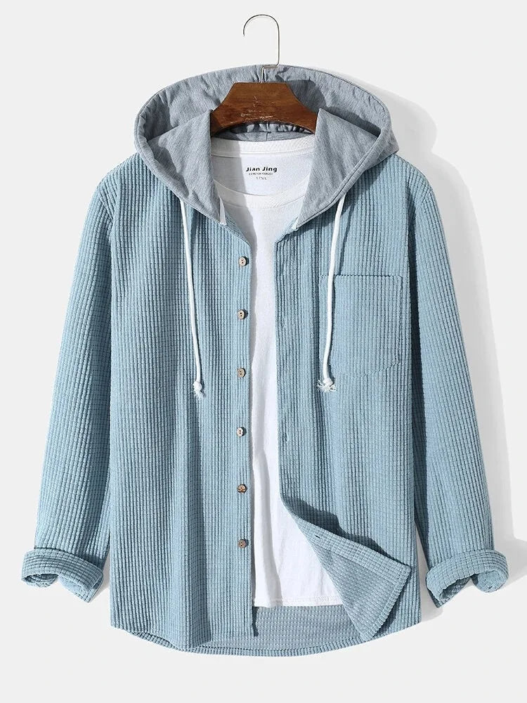 Mika - Relaxed Hooded Overshirt | By Julian & Claire Toronto
