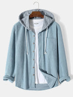 Mika - Relaxed Hooded Overshirt | By Julian & Claire Toronto