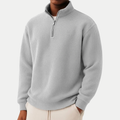 Light Gray Chase - Zip Sweater | By Julian & Claire Toronto