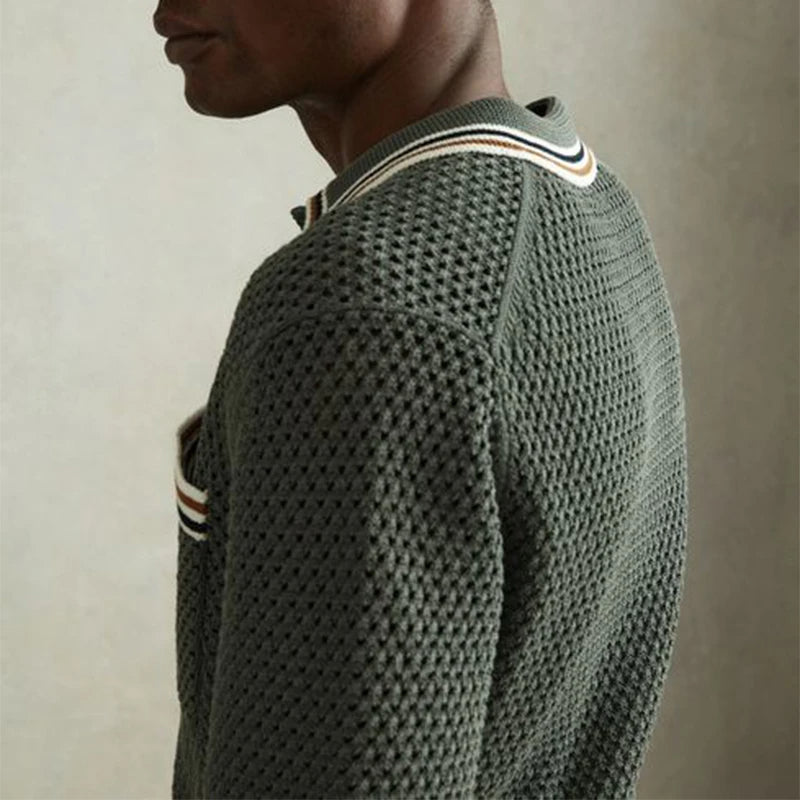 Kody - Smart Casual Knit Polo Shirt | By Julian & Claire Toronto