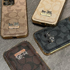 Classic Card Bag Leather iPhone Case
