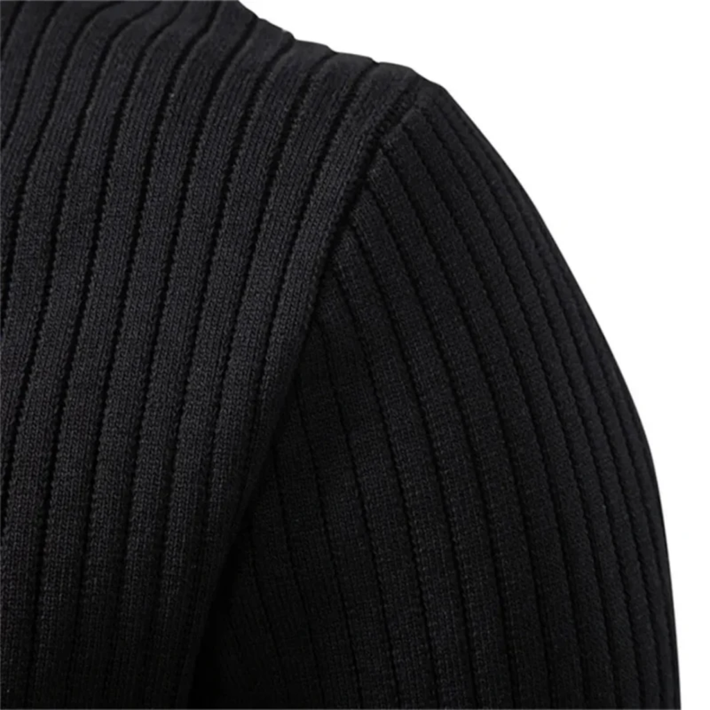 Antoine - Modern Crew Neck Textured Sweater | By Julian & Claire Toronto