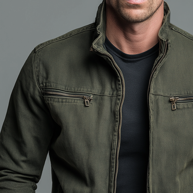 Kyle - Vintage Zip Utility Jacket | By Julian & Claire Toronto