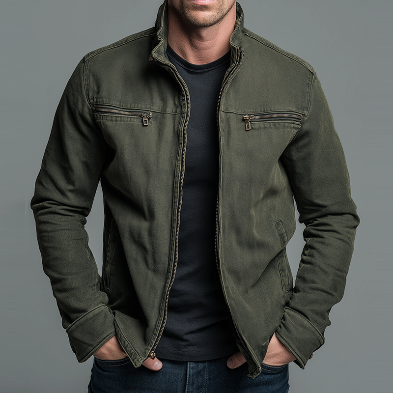 Kyle - Vintage Zip Utility Jacket | By Julian & Claire Toronto