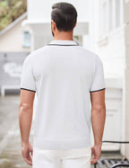 Miller - Modern Knit Zipper Polo | By Julian & Claire Toronto