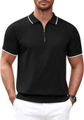 Miller - Modern Knit Zipper Polo | By Julian & Claire Toronto