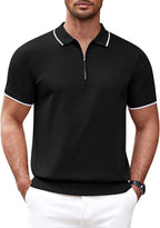 Miller - Modern Knit Zipper Polo | By Julian & Claire Toronto