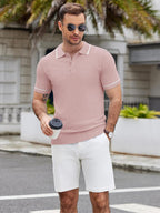 Math - Leisure Knit Golf Polo | By Julian & Claire Toronto