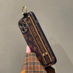 Luxury Brown Wristband iPhone Case