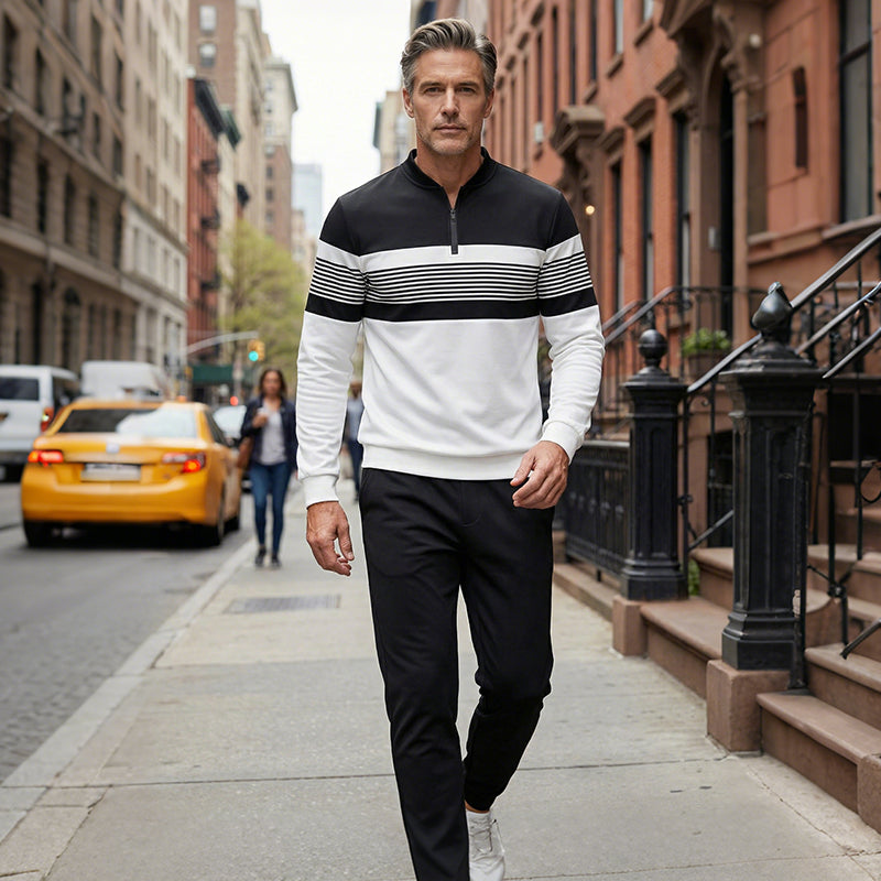 Cullen - Everyday Quarter-Zip Co-Ord Set | By Julian & Claire Toronto