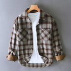 Jeff - Classic Plaid Button-Up Shirt | By Julian & Claire Toronto