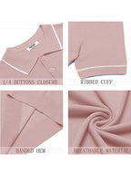 Math - Leisure Knit Golf Polo | By Julian & Claire Toronto