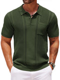 Dave - Casual Textured Knit Polo | By Julian & Claire Toronto