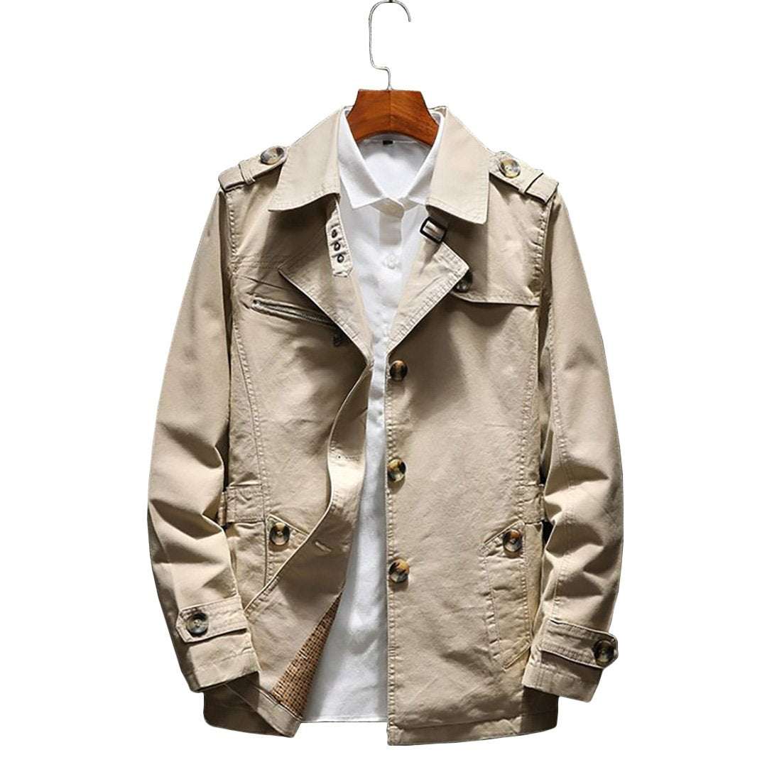 Leroy - Refined Wide Lapel Overcoat | By Julian & Claire Toronto