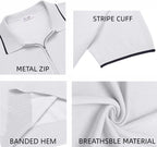 Miller - Modern Knit Zipper Polo | By Julian & Claire Toronto