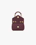 L-Y Leather Mini Chain Adjustable Handbag Wallet