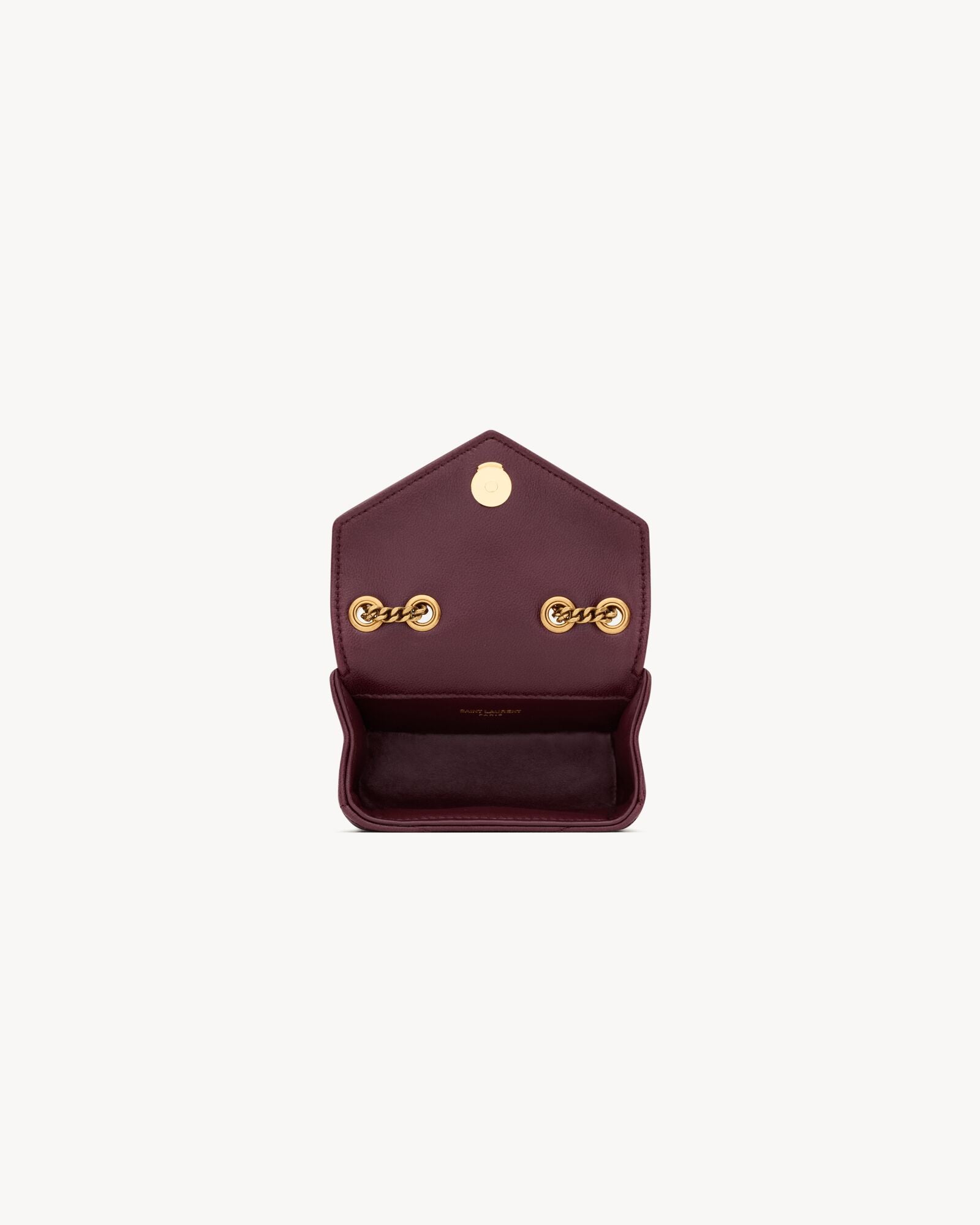L-Y Leather Mini Chain Adjustable Handbag Wallet