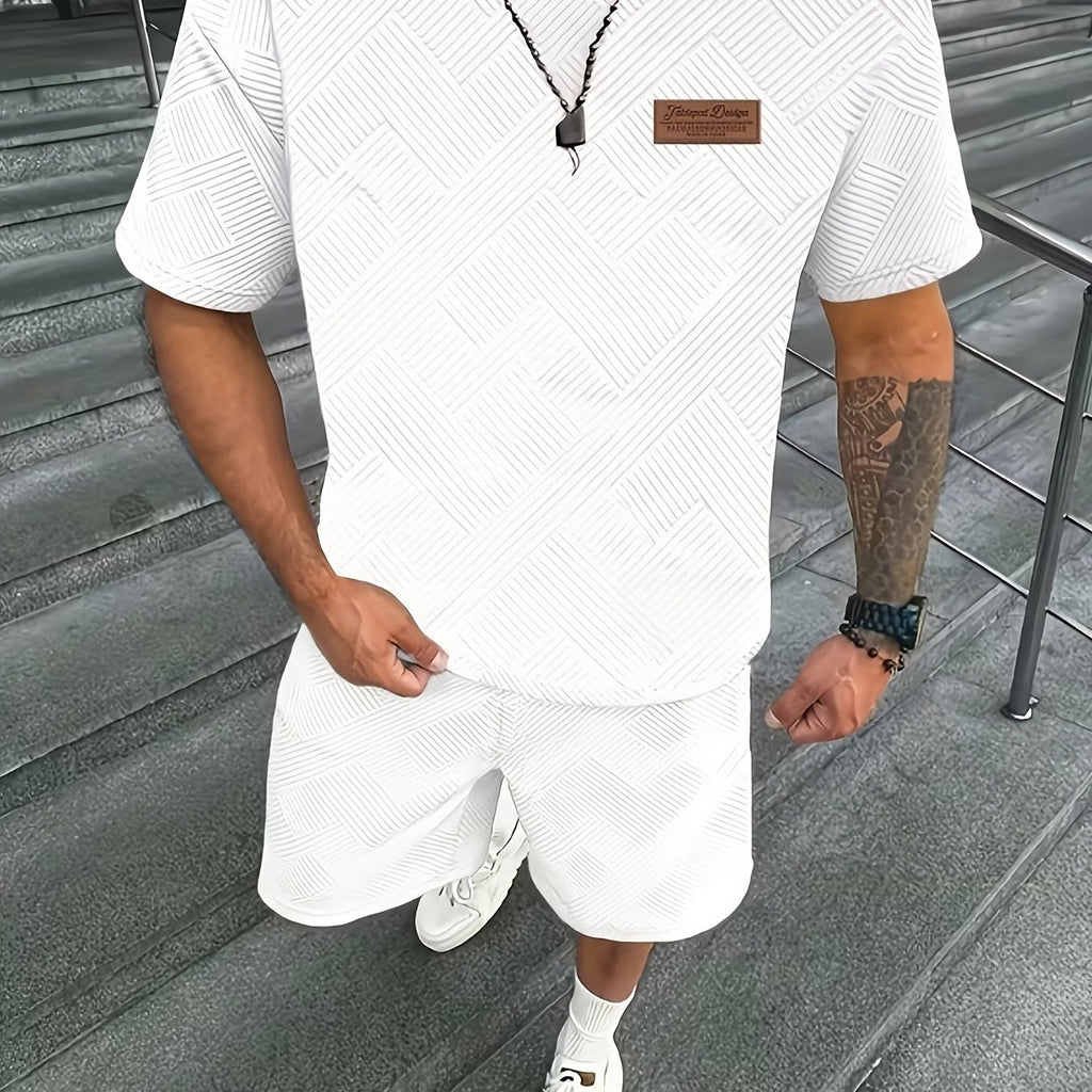 Arjun  - Round Neck Short Sleeve Set | Julian & Claire Toronto