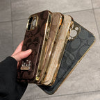 Classic Card Bag Leather iPhone Case