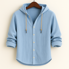Milton - Relaxed Hooded Button-Up Shirt | By Julian & Claire Toronto