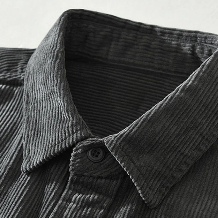 Mercer - Textured Patchwork Button-Up Shirt | By Julian & Claire Toronto
