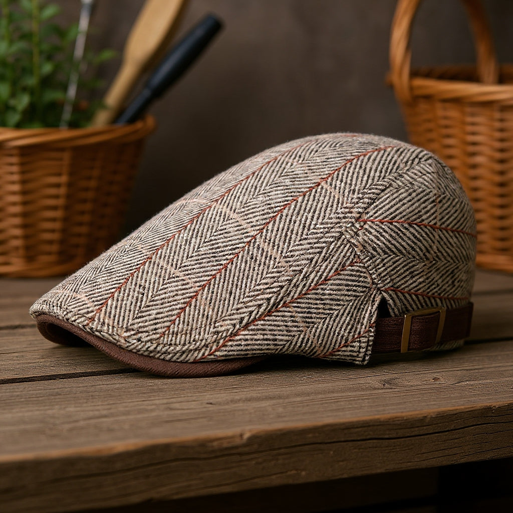 Kasper - Vintage Plaid Oxford Cap | By Julian & Claire Toronto